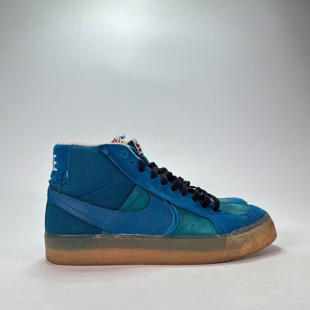 Nike SB Zoom Blazer Mid Premium Plus Teal Gum Sneakers DV5468-300 Men's Size 7.5